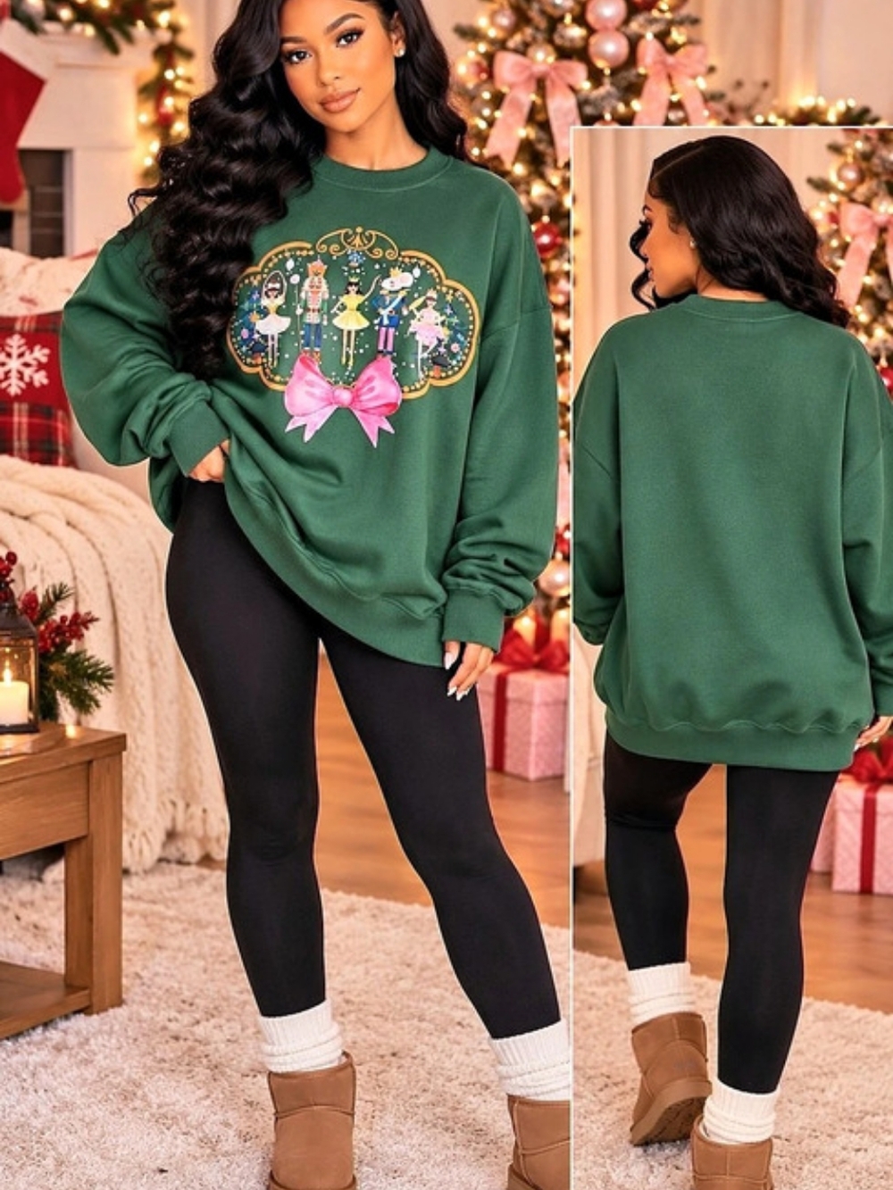 Christmas Crewneck Sweatshirt XXL NWOT